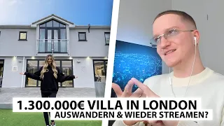 Justin reagiert auf 1,3 Mio € Villa in London! - Auswandern? | Reaktion
