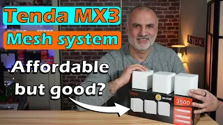 Tenda MX3 Wi-Fi 6 AX1500 mesh system full review