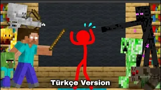 Monster School - Animation vs. Minecraft Türkçe Dublaj ( Minecraft Vs Animation )Alan Becker Türkçe