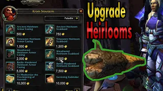 How to upgrade your Heirlooms in World of Warcraft (WOW)