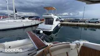 SKIPPER TRAINING ON MOTOR BOAT | DOCKING | ​⁠@yachtingincroatia