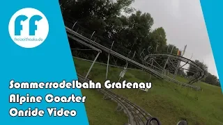 Sommerrodelbahn Grafenau - Alpine Coaster - Onride Video - 2018 - 4K