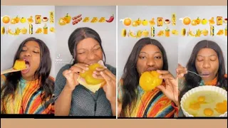 food yellow asmr #eatingsounds