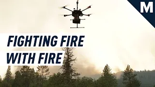 These Fireball-Dropping Drones Tame Wildfires | Mashable