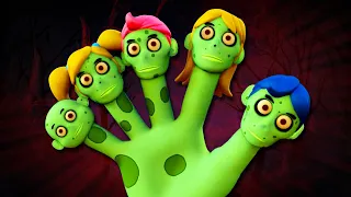 Zombie Finger Family | Spooky Halloween Rhymes For Kids | Tum Tum Kids TV