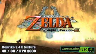 The Legend of Zelda: Twilight Princess 4K / RTX 3080 / GameCube emu Dolphin & HD texture pack