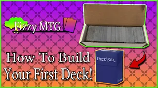 How To Build Your First Magic: The Gathering Deck! - Full Build Demonstration!