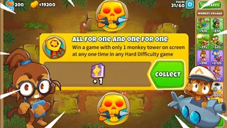 How to Unlock the All For One And One For One Achievement in BTD 6 | Bloons TD 6 Tutorial