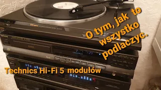 TECHNICS 5 level system. Jak podłączyć  kable sześciu elementów. Cable hooking. (English subtitles)