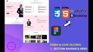 Mengubah Desain FIGMA ke Dokumen HTML | 01 Section Navbar dan Hero