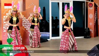 Yogyakarta culture performance at Indonesia pavilion world expo 2020 dubai