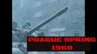 PRAGUE SPRING 1968  SOVIET INVASION OF CZECHOSLOVAKIA RAW NEWSREEL FOOTAGE 75472