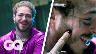 Post Malone Breaks Down His Tattoos Part 2 | GQ