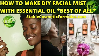 HOW TO MAKE DIY FACIAL MIST WITH ESSENTIAL OIL (CALMING LAVENDER FACE MIST RECIPE)