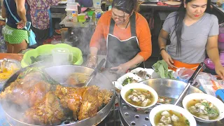 Street Food in Phuket, Thailand. Best Stalls of Malin Plaza Night Market in Patong