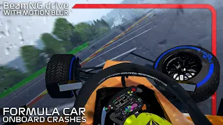 Formula Car Onboard Crashes #12 | With MOTION BLUR | BeamNG.drive | F1&F2 MOD | 60FPS