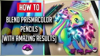 How to:-  Blend properly with Prismacolor Pencils -  Blending Tutorial   Ft  cosmic eevee