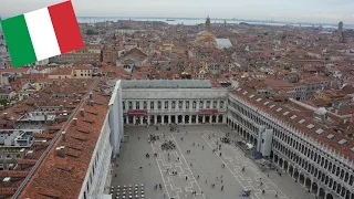 GREAT VIEW OF VENICE, ITALY FROM ST. MARK'S CAMPANILE!