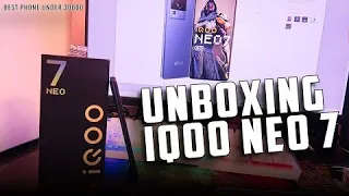 iQOO Neo 7 Unboxing & Testing ! Killer Looks⚡ Best Gaming Phone Under 25000rs| iqoo Neo 7 bgmi test