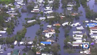 Aerial footage from Florida's Golf Coast shows extensive damage, flooding from Hurricane Ian