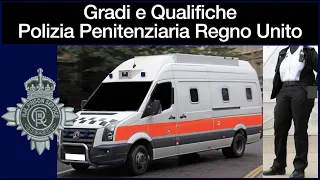 Gradi e Qualifiche Polizia Penitenziaria Regno Unito