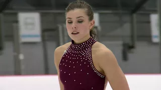 Kristin Valdis ORNOLFSDOTTIR ISL - Riga - Ladies Short Program -JGP 2017