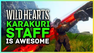 Wild Hearts Gameplay | This Weapon Has An Amazing Trick - Karakuri Staff Multiplayer Hunt Gameplay