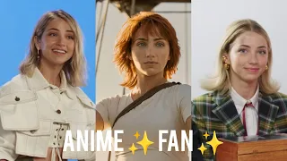 Emily Rudd being an anime fan for 4 minutes
