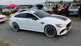 WhipAddict: 2020 Mercedes Benz GT53 AMG, Pearl White and Black Wrap on Black and White 24s