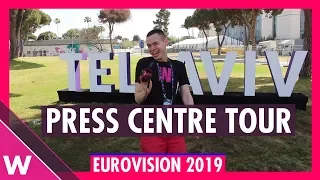 Eurovision 2019: Tour of Press Centre at EXPO Tel Aviv