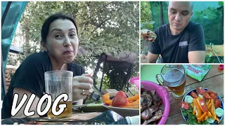 [Eng Sub]Vlog #MUKBANG едим с мужем шашлык на даче| Покупкa на #Wildberries