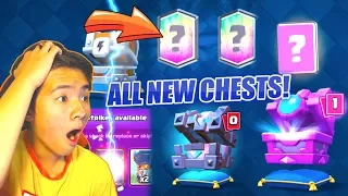 OPENING ALL NEW ROYAL CHESTS + LEGENDARY KING'S CHEST | Clash Royale NEW Update 2018