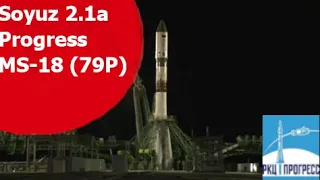 Soyuz 2.1a  Progress MS-18#shorts