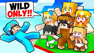 Having a WILD FAMILY on ONE BLOCK in Minecraft!