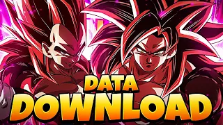 GLOBAL & JP DATA DOWNLOAD! 20+ HEROES UNITS! HEARTS + LIMIT BREAKER SSJ4S! (DBZ: Dokkan Battle)