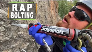 How to Bolt a Sport Climb Top Down - Rap Bolting