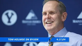 Tom Holmoe talks hiring new BYU MBB Head Coach Kevin Young