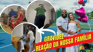 REAÇÃO DA NOSSA FAMÍLIA COM A NOTÍCIA DA GRAVIDEZ