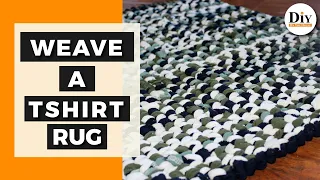 Tshirt Rug - Use Tshirts to Weave a Rug | Recycle T Shirts