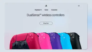 Sony Dualsense Wireless Controller. After Effects. 2d motion. Creative ads