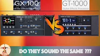 BOSS GX 100 vs BOSS GT 1000: DO THEY SOUND THE SAME?