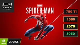 SPIDER MAN REMASTERED | GTX 750 Ti | GTX 1060 | RTX 2070 | RTX 3050 BENCHMARK | FSR | DLSS