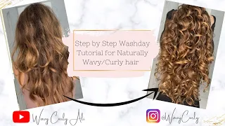 How to wash and style naturally wavy/curly hair