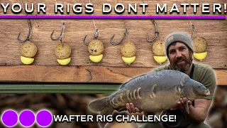 Carp Fishing - The Wafter Rig Challenge (rigs don't matter)