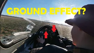 Ground Effect - Explained And Demonstration By Glider.