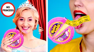 HOW TO SNEAK DISNEY PRINCESSES INTO THE MOVIES! Sneak Anything Anywhere by Crafty Panda