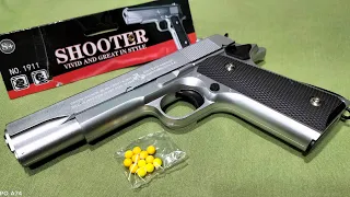 SHOOTER 1911 Colt M1911 A1 Spring Type Airsoft Pistol Review