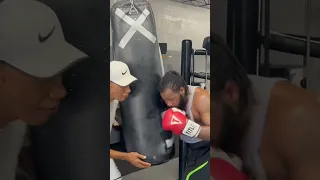 JERMAINE FRANKLIN PUTTING IN THE WORK FOR ANTHONY JOSHUA