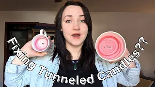 FIXING TUNNELED CANDLES | Testing 3 different methods to fix tunneled candles