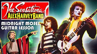 "MIDNIGHT MOSES": Guitar Lesson (Sensational Alex Harvey Band/Dead Daisies).